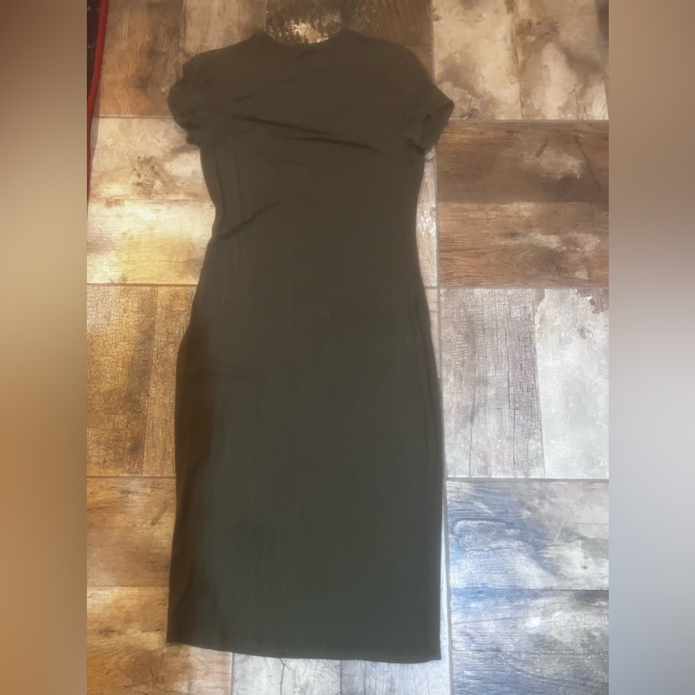 Army Green Midi Dress